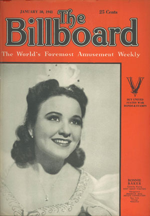 Portada de la revista Billboard, 30 de enero de 1943